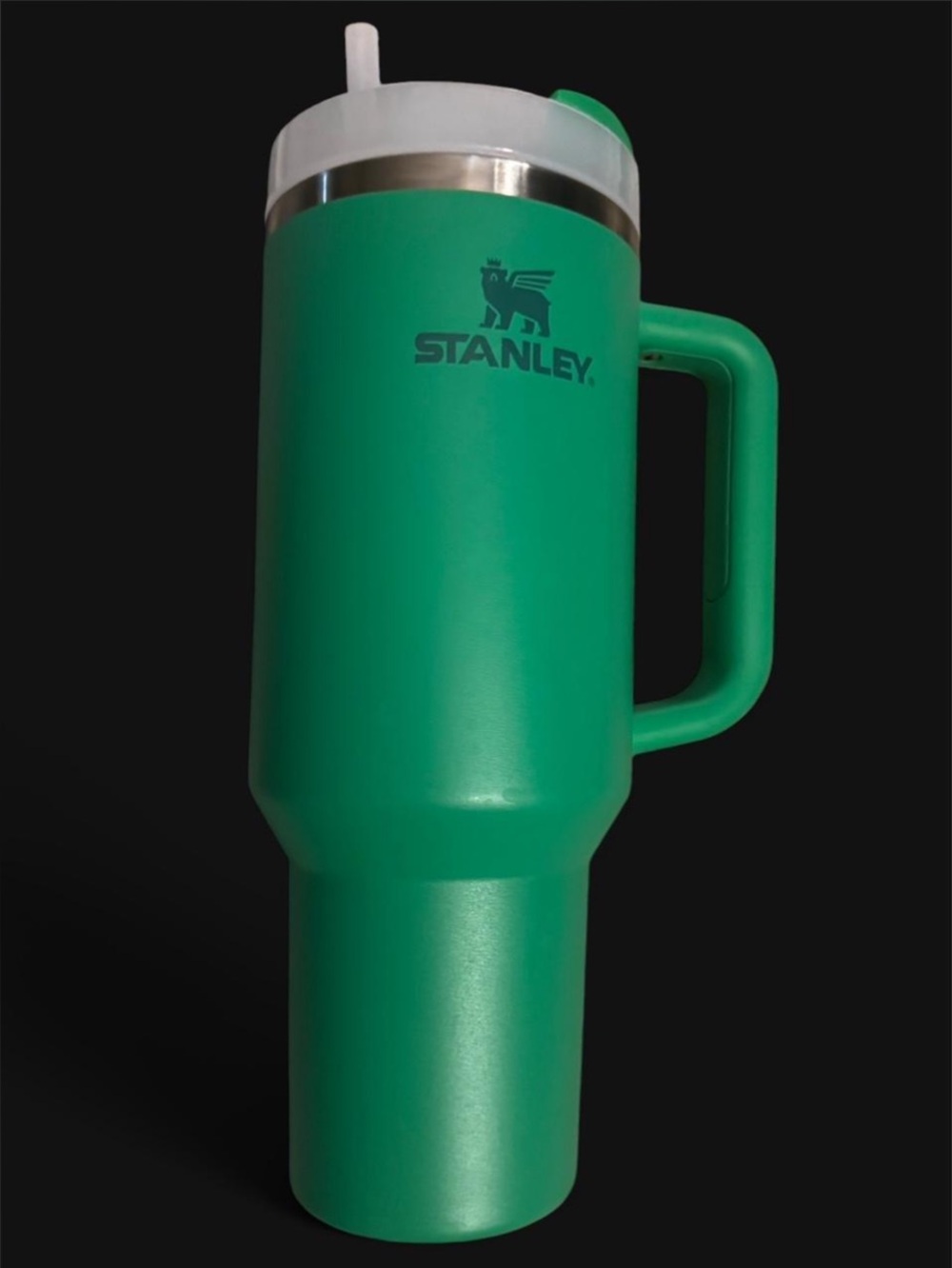 Stanley Green Insulated Mug with Handle and Straw Lid
